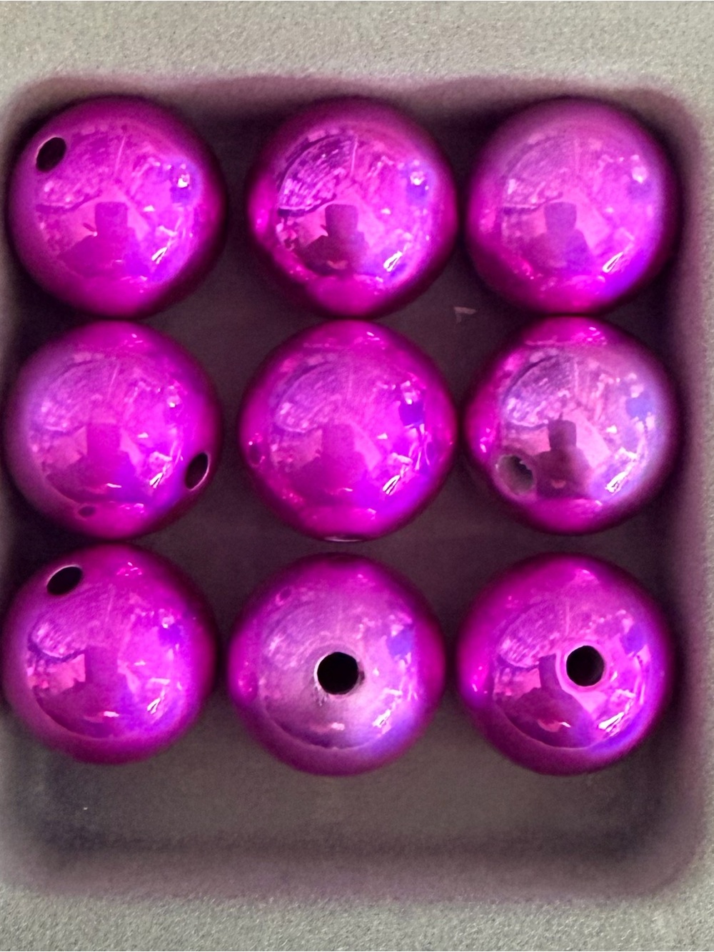 #8134 - 4 Pack Laser Beads - 16mm for Beadable Items - Color Shown